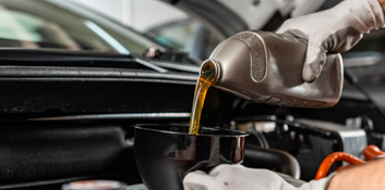 Oil changing at auto repair shop New york