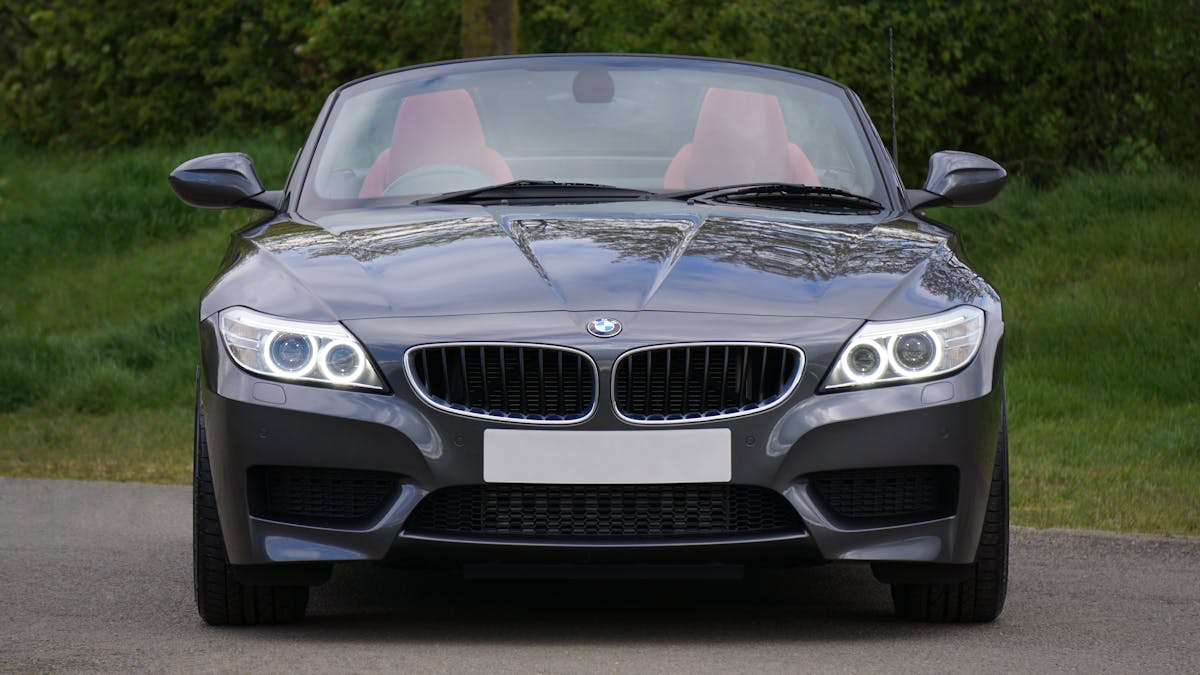 Black BMW convertible with sleek design, perfect for expert repair services.