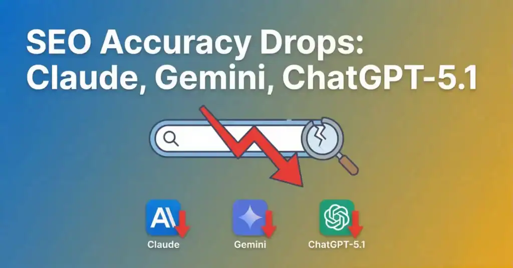 AI SEO accuracy decline
