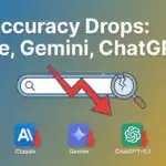 AI SEO accuracy decline