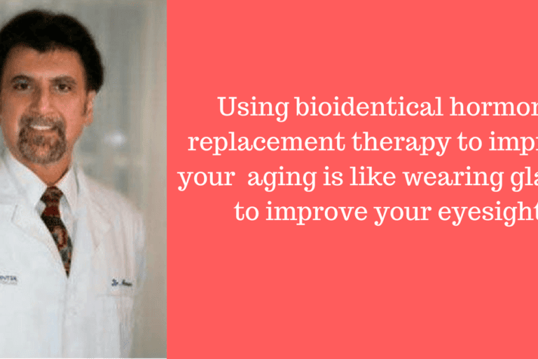 Improve aging with bioidentical hormones