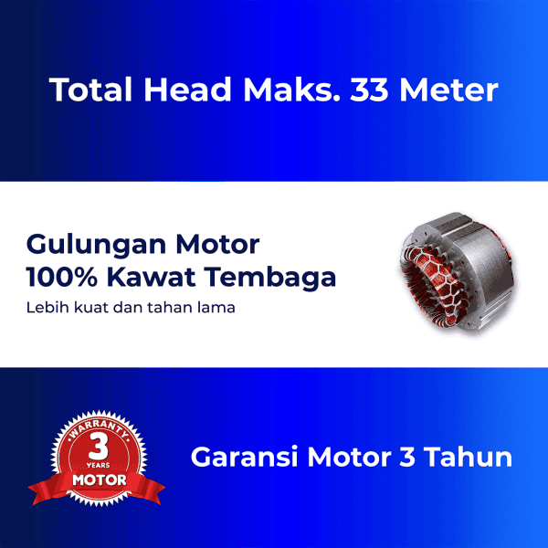 PL-122 BIT - Pompa Sumur Dangkal - non otomatis