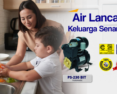 Pompa Air Sumur Dangkal SHIMIZU dengan Kapasitas Air Besar!