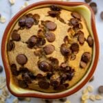 vegan blended baked oats