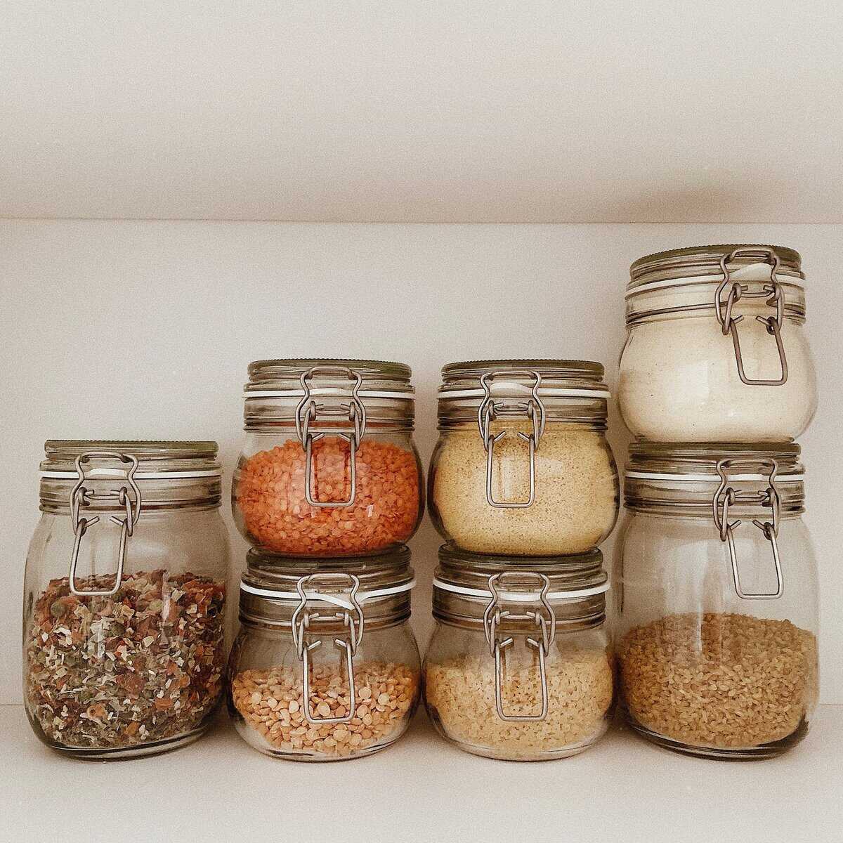 healthy vegan pantry staples