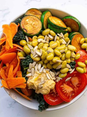 Rainbow nourish bowl.