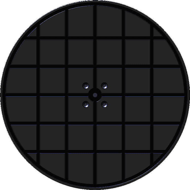 SNX Technologies drone propeller guard with durable black plastic construction for safe drone operation.