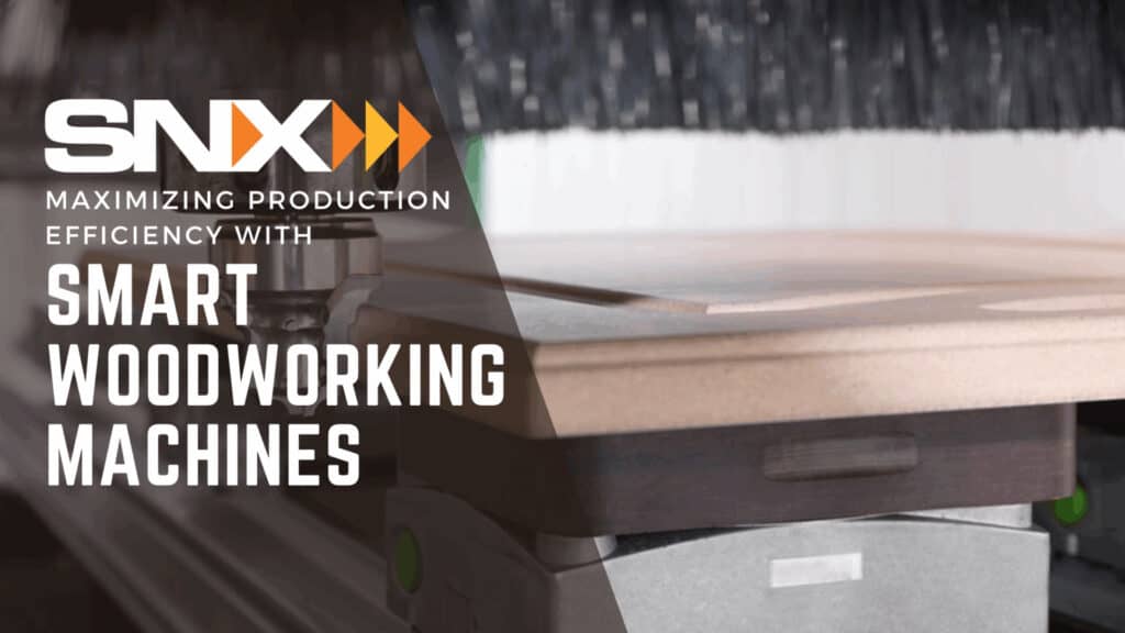 Compact image of a smart woodworking machine used for efficient production processes.