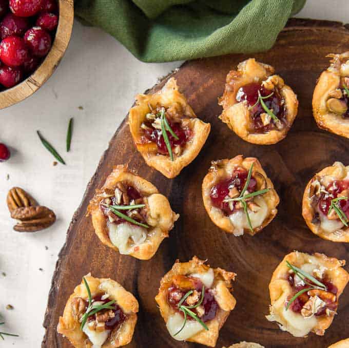 Cranberry Brie Bites
