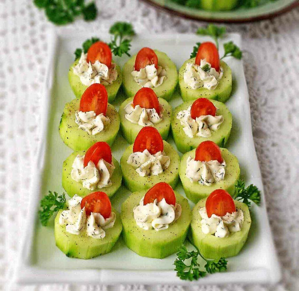 Cucumber Bites Appetizers
