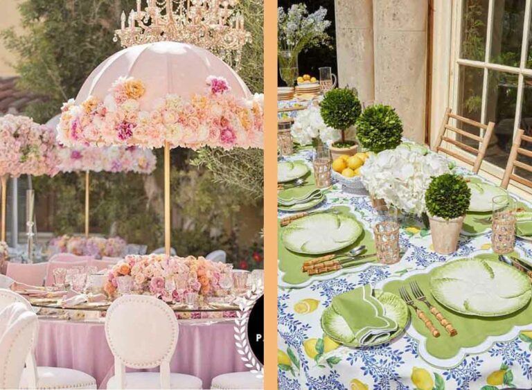 Elegant Tea Party Table Settings Ideas For the Garden