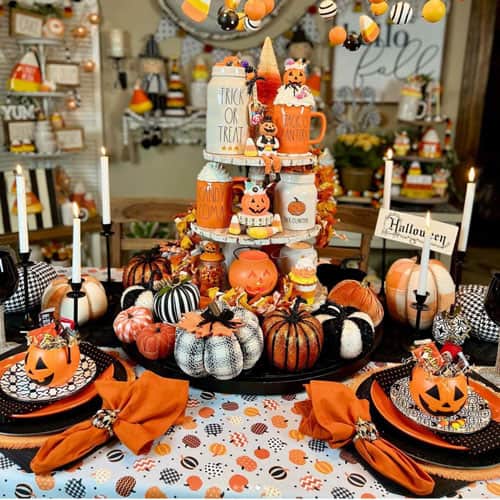 Candy Jack-O'-Lanterns