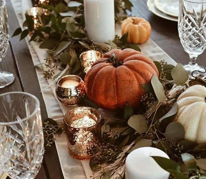 Elegant Pumpkin Centerpieces