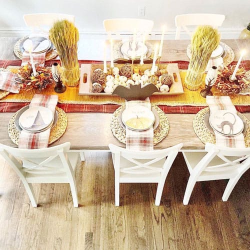 Farmhouse Halloween Table