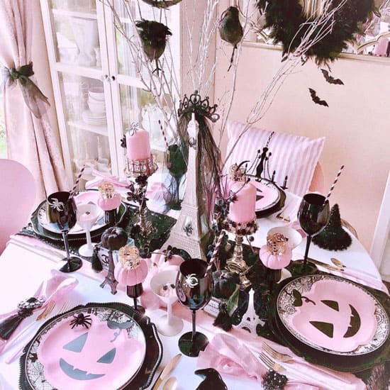 Pink Parisian Halloween Theme