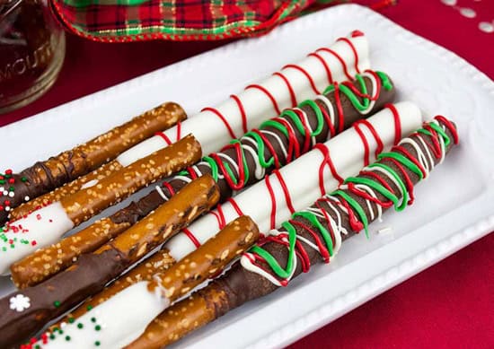 Chocolate Covered Pretzel Rods