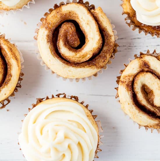 Cinnamon Roll Cupcakes