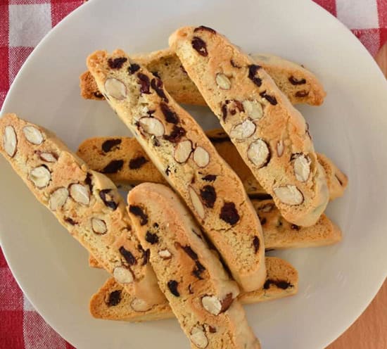 Cranberry Almond Biscotti