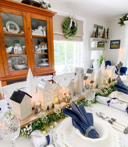 Winter Wonderland Tablescape