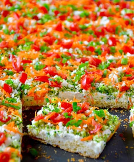 Crescent Roll Veggie Bars