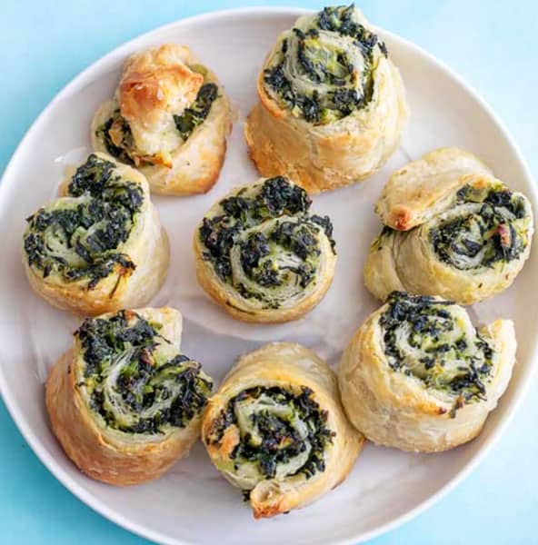 Spinach and Artichoke Dip Pinwheels
