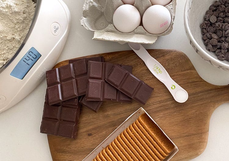 Chocolate Lotus Biscoff Brownies ingredients