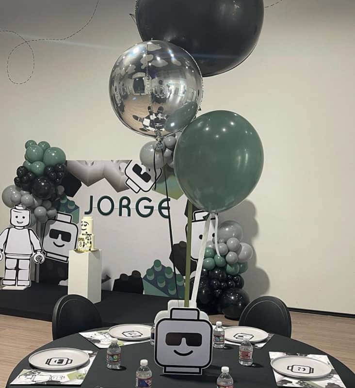 Black & White Lego Party