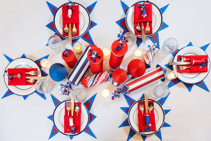 DIY Firecracker Tablescape