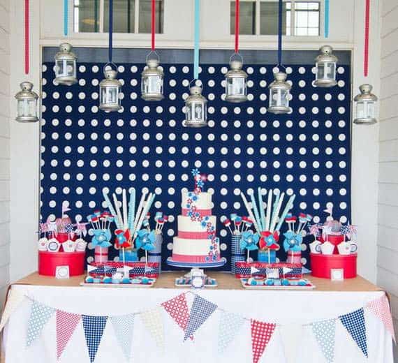 Patriotic Dessert Table