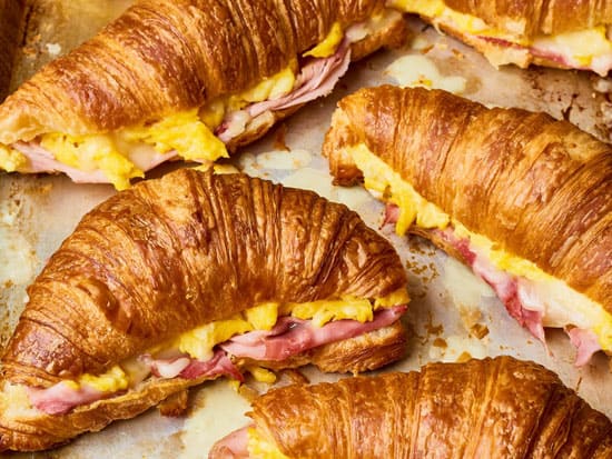 Mini Croissant Breakfast Sandwiches