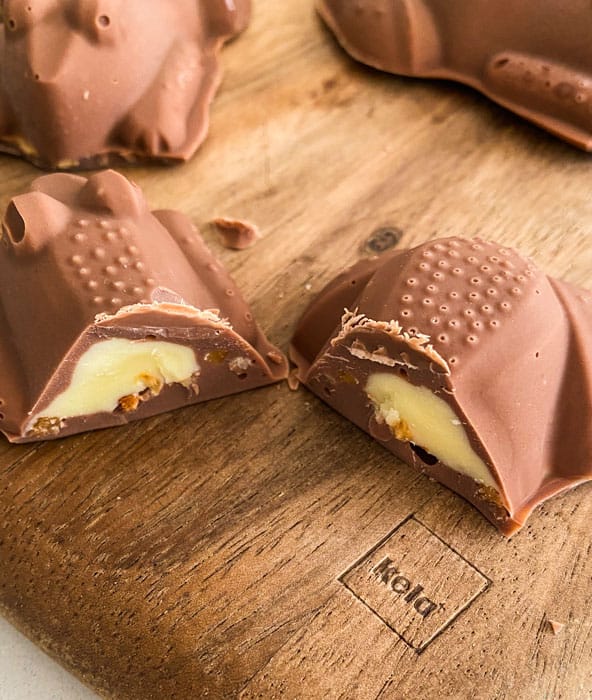 White Chocolate filled frogs