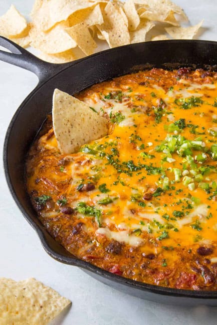 Meaty Chili Cheese Dip