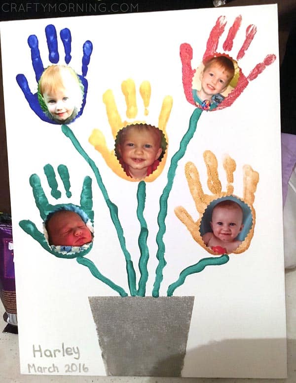 Flower Handprint Bouquet