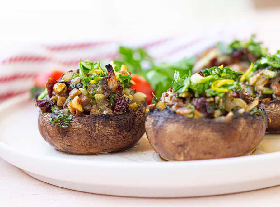 Gluten Free Stuffed Mushrooms