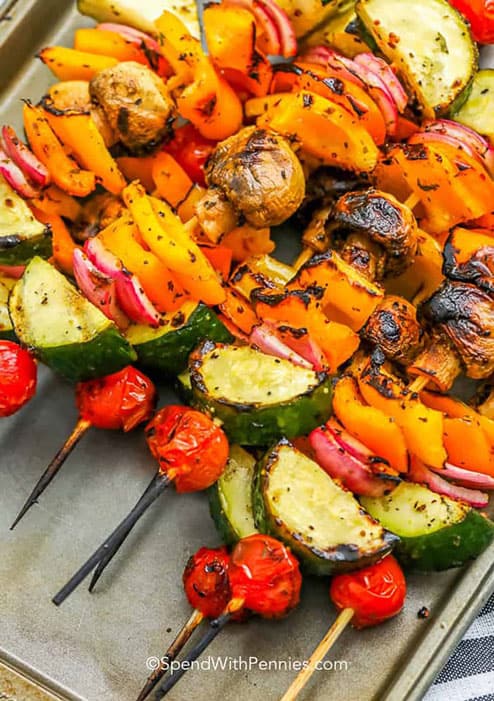 Grilled Vegetable Kabobs