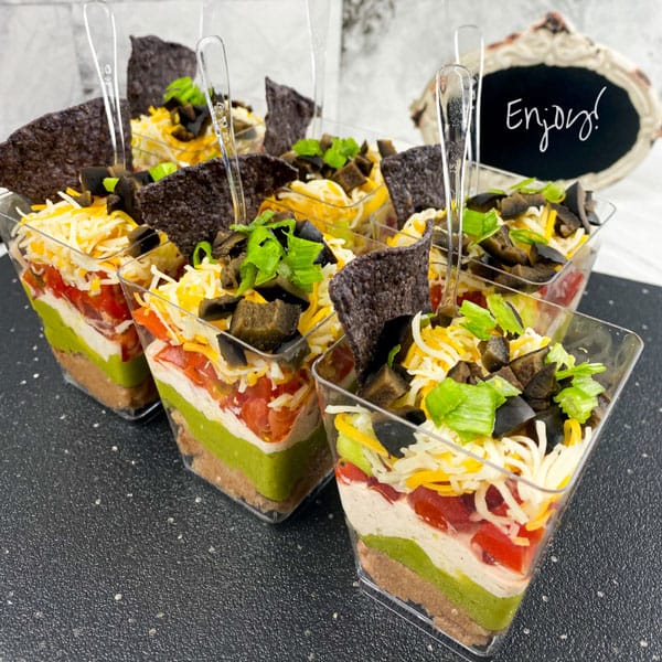 Individual 7 Layer Dip Cups