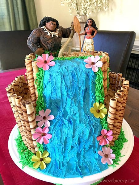 Moana Birthday Cake