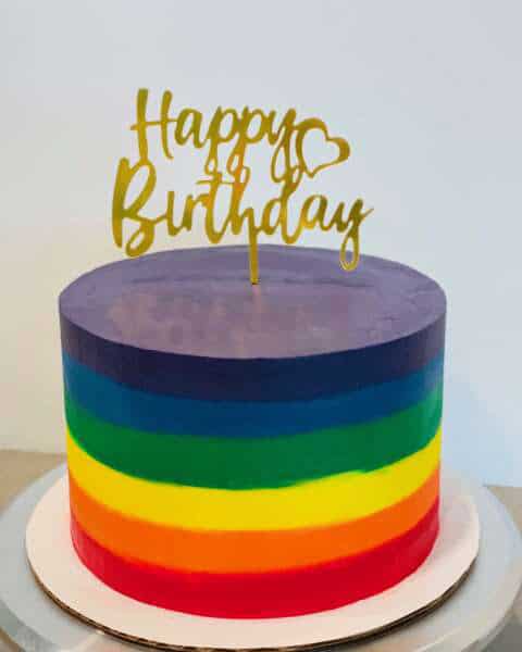Rainbow Birthday Cake