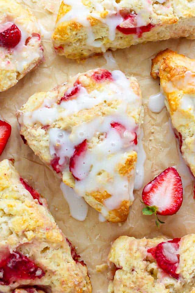 Strawberries and Cream Scones