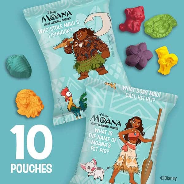 Moana Fruit Flavored Kids Snacks