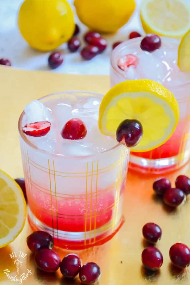 Cranberry Lemon Spritzer