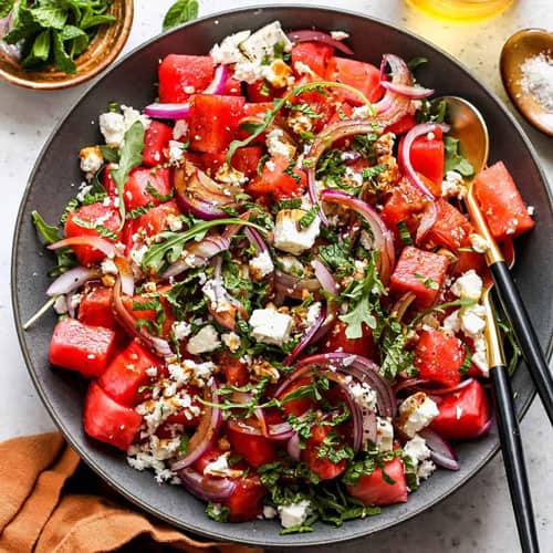 Feta Watermelon Salad