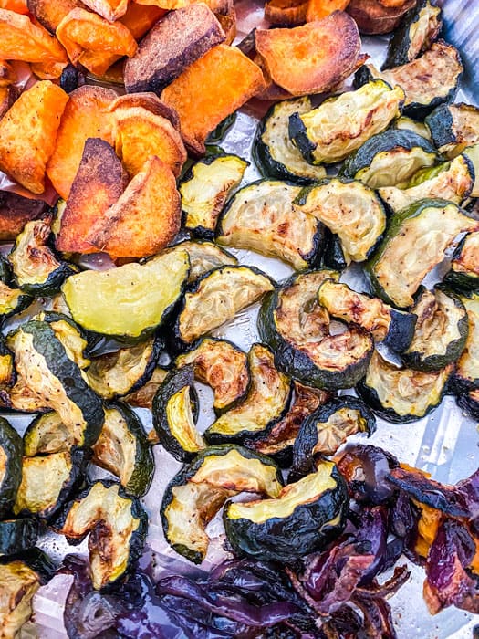 grill the vegetables