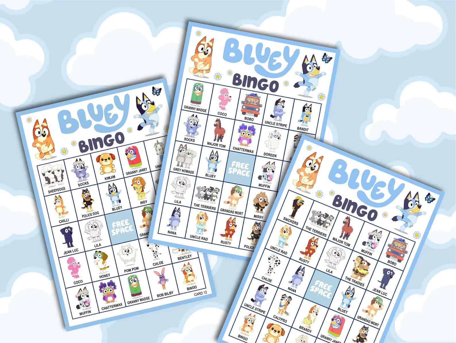 Bluey Bingo