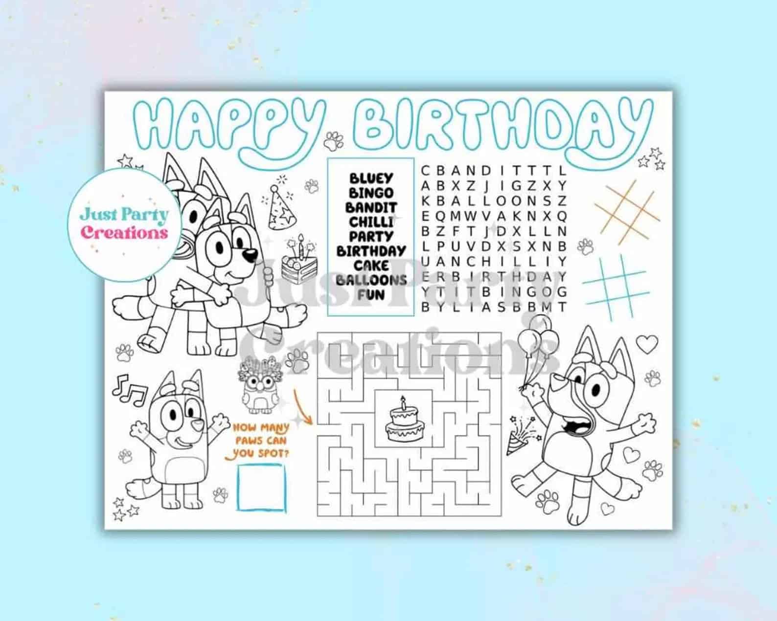 Bluey Coloring Pages