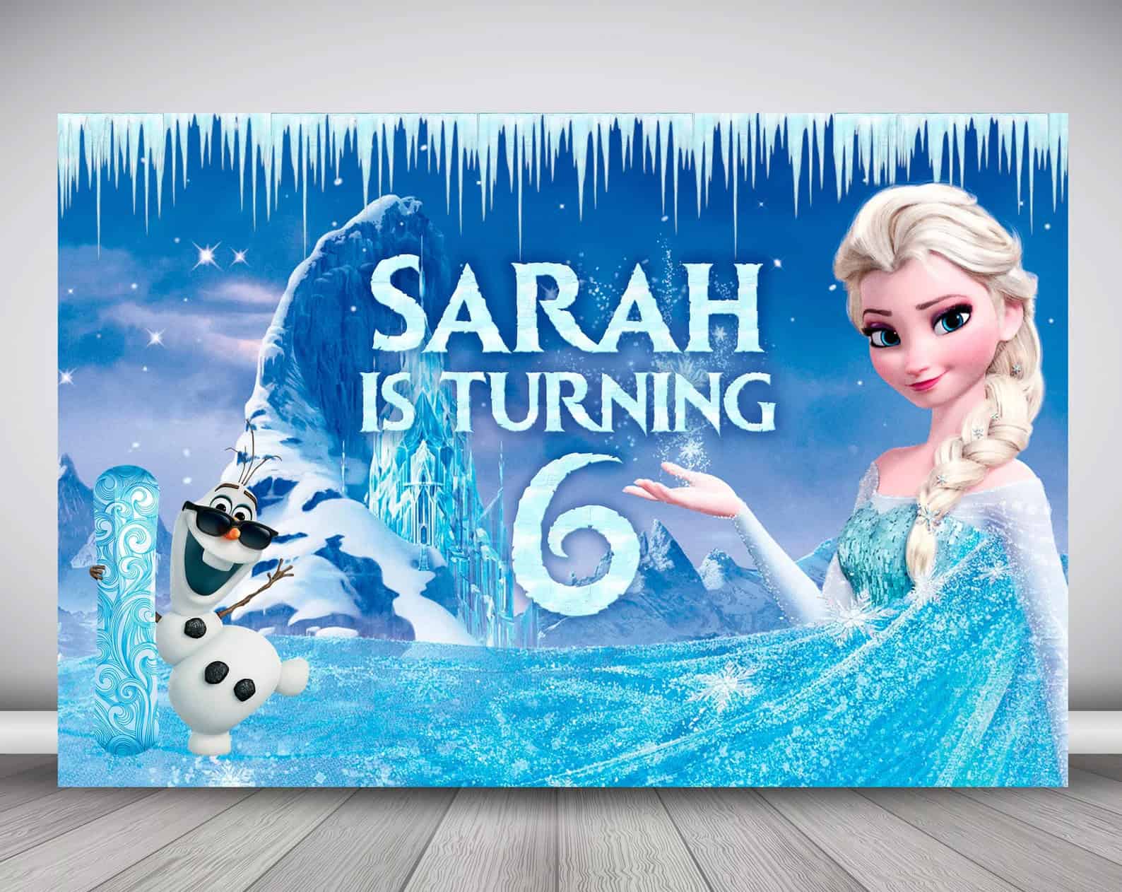 Frozen Birthday Backdrop