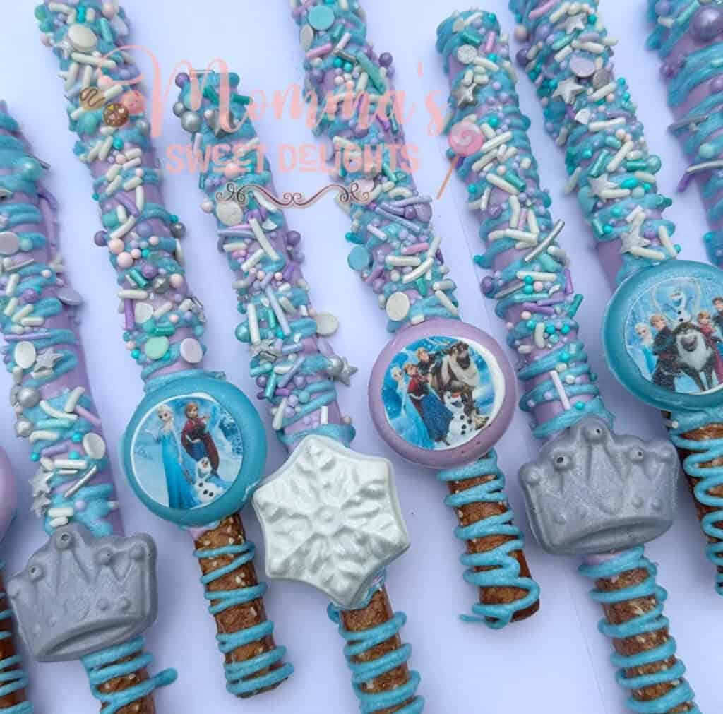 Frozen Chocolate Covered Pretzels