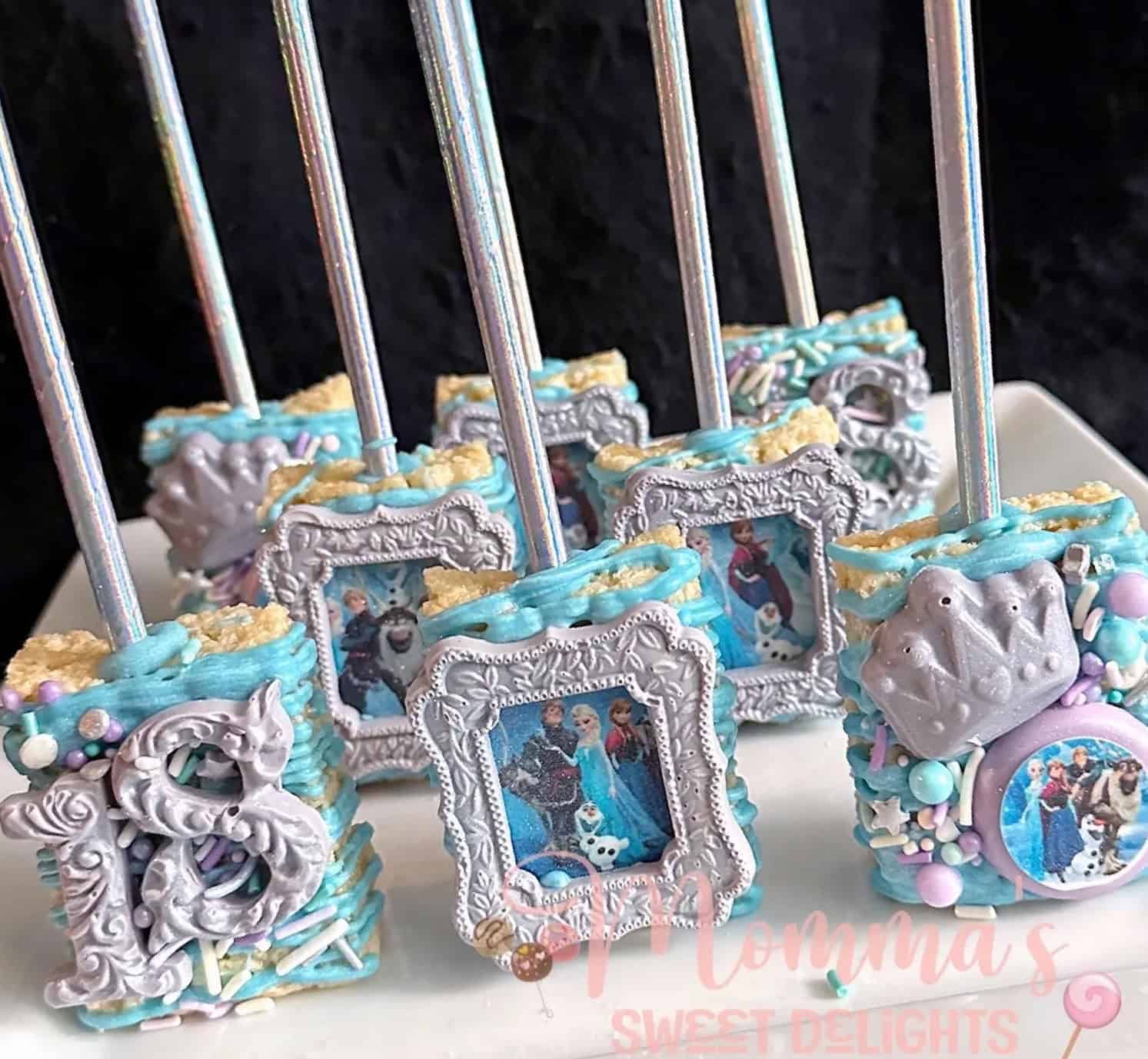 Frozen Chocolate Covered Rice Krispies