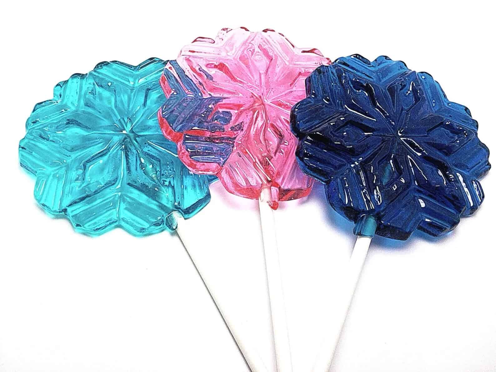 Snowflake Lollipops