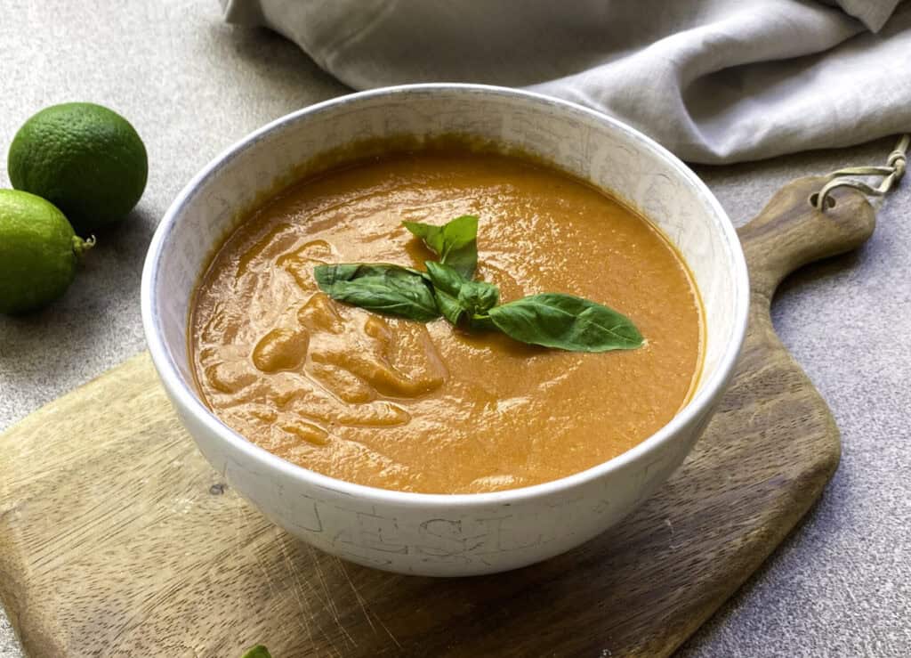 Tomato basil soup
